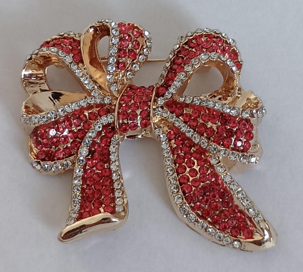 Vlinderstrik broche, Overige materialen, 4 tot 7 cm, Overige kleuren, Nieuw