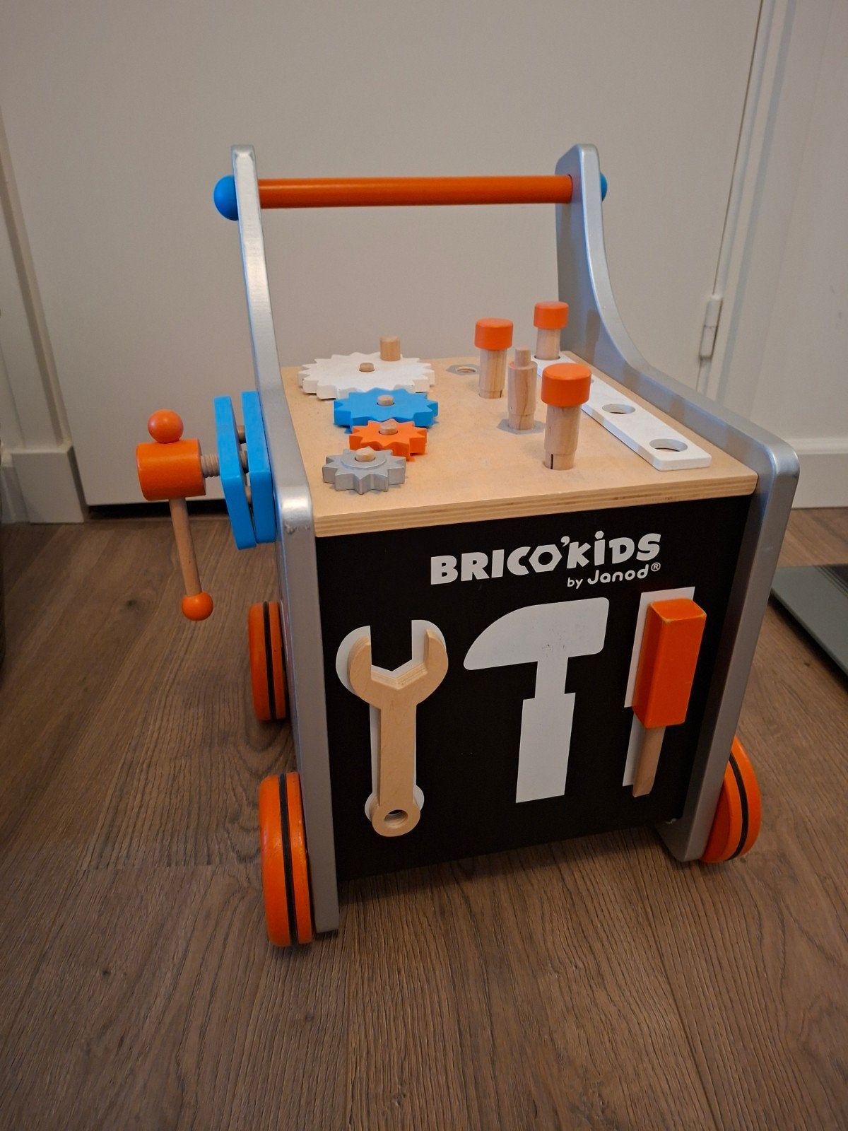 Janod Brico'kids Houten Loopwagen Werkbank, Ophalen, Gebruikt, Overige typen