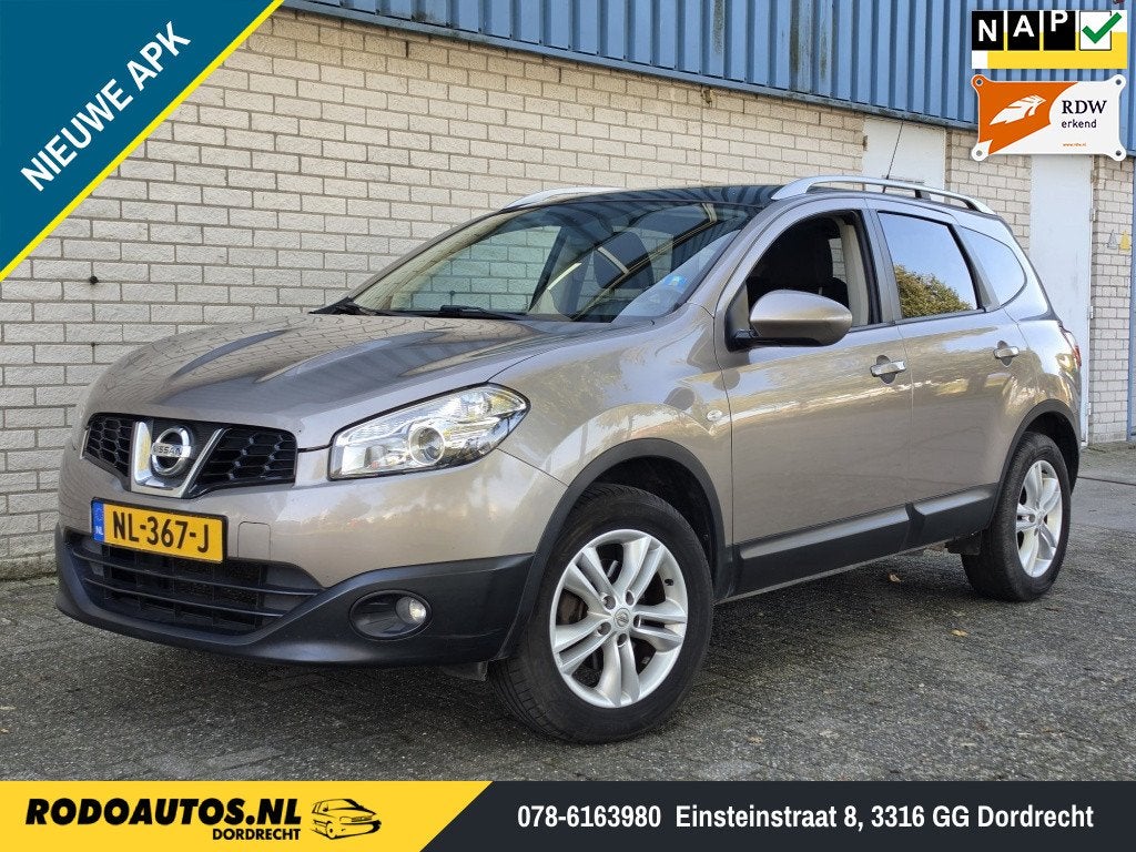 Nissan Qashqai +2 2.0 Optima Pano/Camera/Navi ✅, 13 km/l, Euro 5, Gebruikt, 142 pk