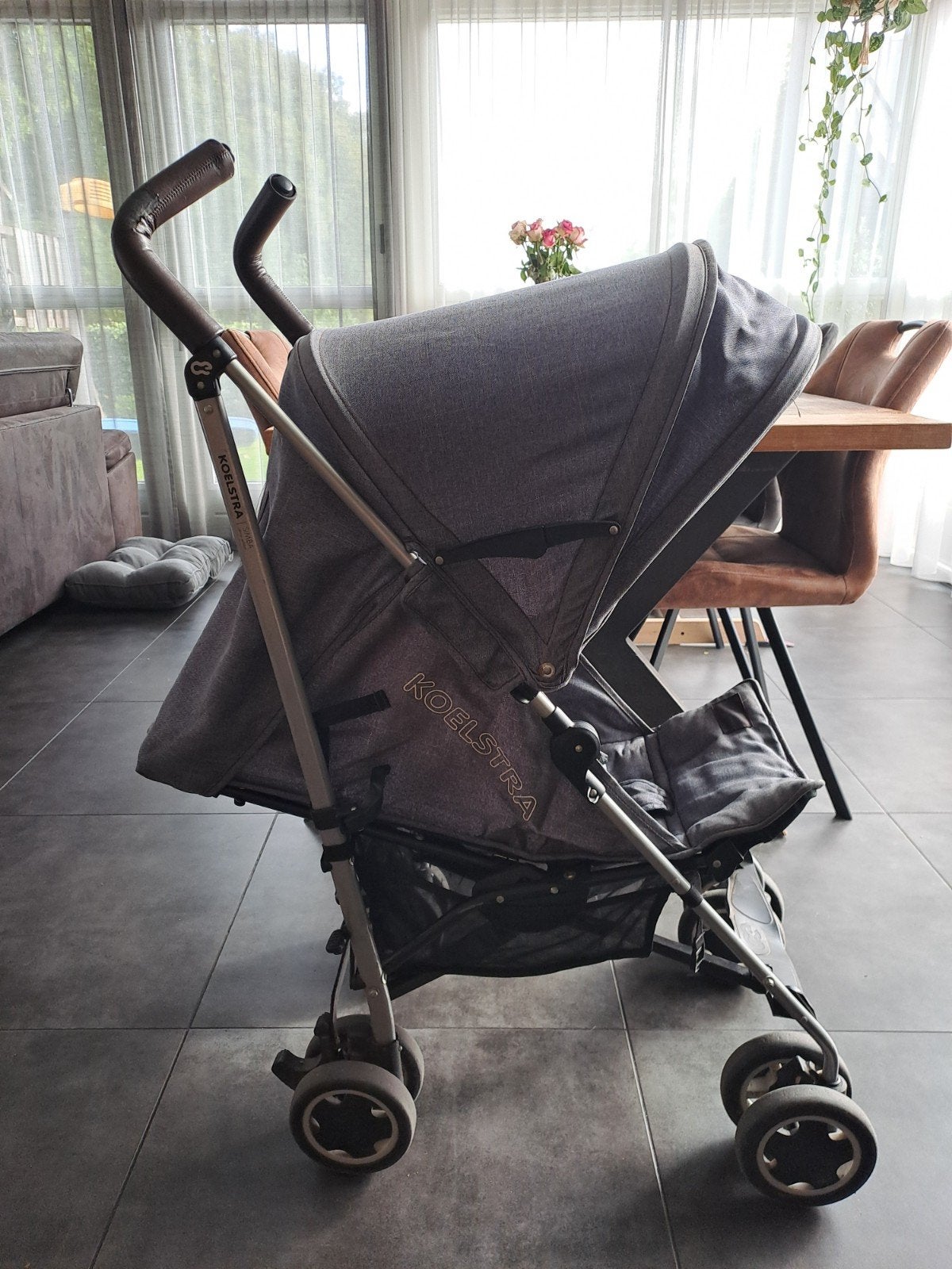 Koelstra Simba T4 Buggy - Grijs (Gebruikt), Ophalen of Verzenden, Gebruikt, Koelstra, Verstelbare rugleuning