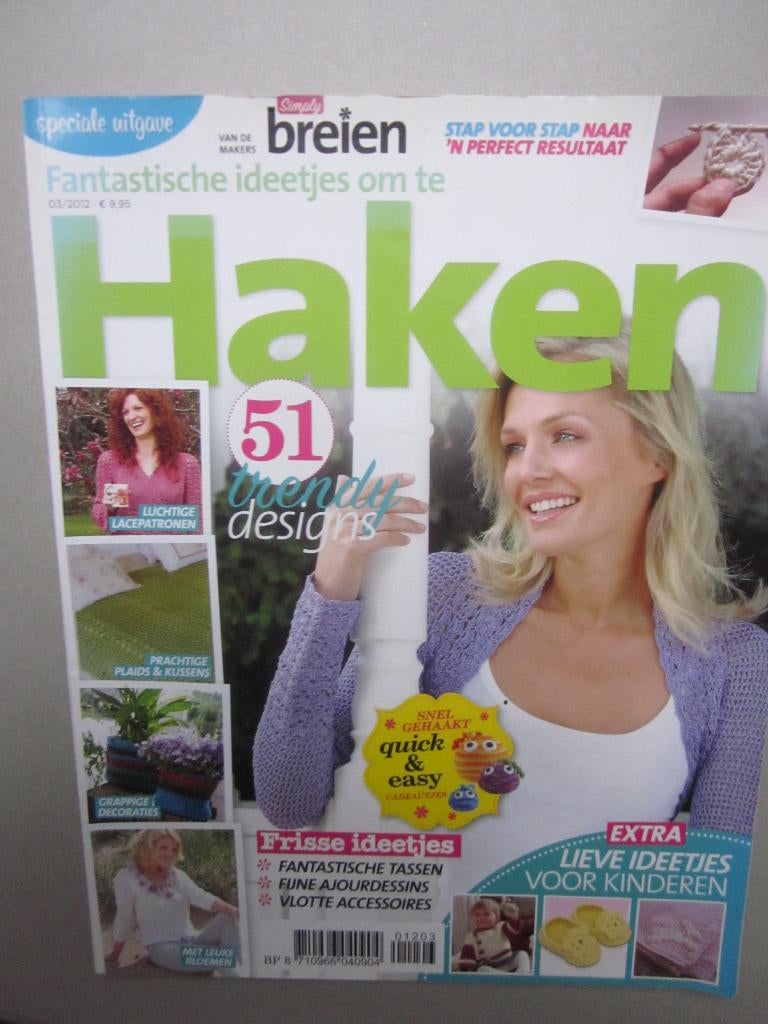 Simply haken vintage speciale uitgave van 03-2012, Ophalen of Verzenden, Zo goed als nieuw, Haken, Patroon of Boek