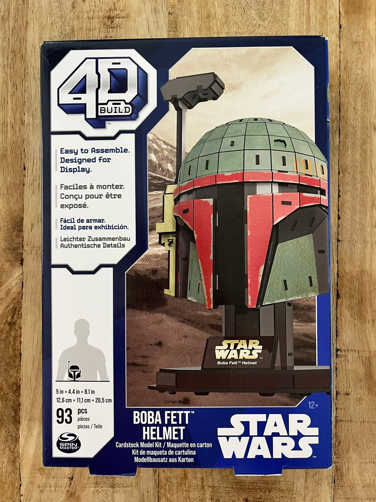 Star wars boba fett helm 4d build standaard bouwen knutselen, Ophalen of Verzenden, Nieuw, Overige typen