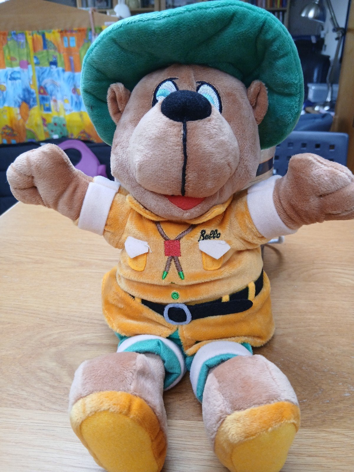 Bollo handpop/ knuffel pluche nieuw, Overige karakters, Beer, Nieuw, Ophalen of Verzenden