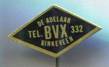 De Adelaar BVX tel. 332 Vinkeveen betoncentrale speld( C_075, Ophalen of Verzenden, Zo goed als nieuw, Transport, Speldje of Pin