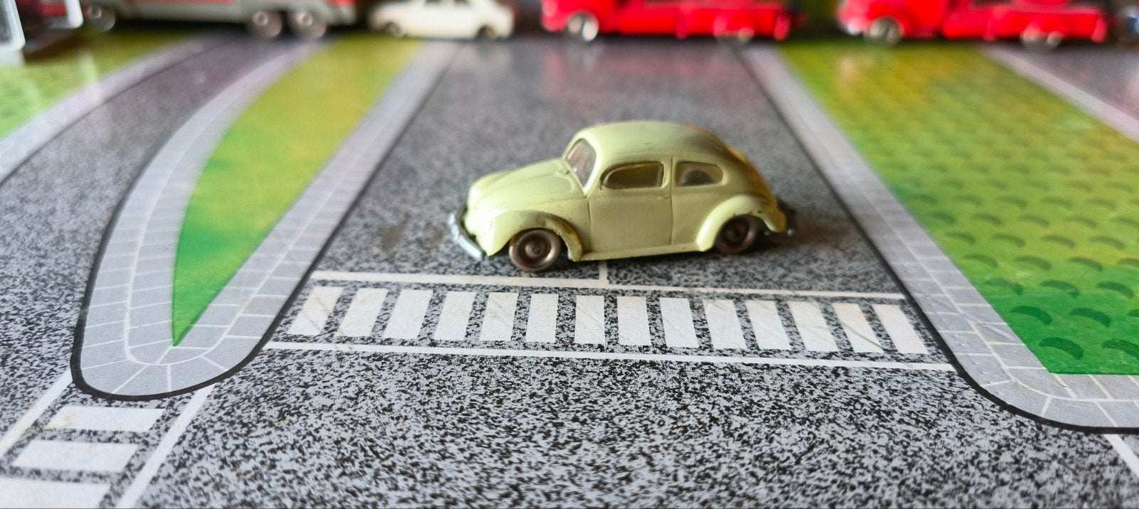 Oude Lego VW Kever -, Verzenden, Gebruikt, Auto, Overige merken
