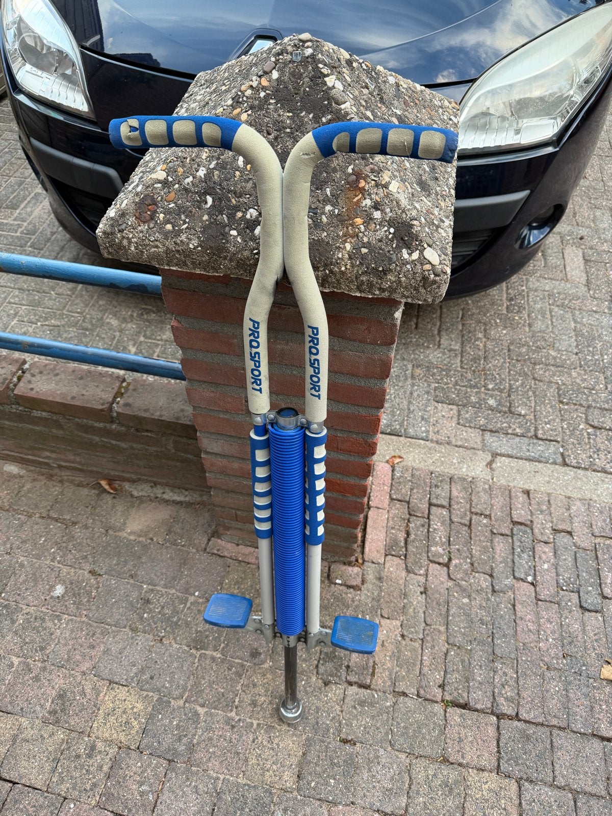 Pro Sport Pogo Stick - Blauw/Grijs, Ophalen, Gebruikt