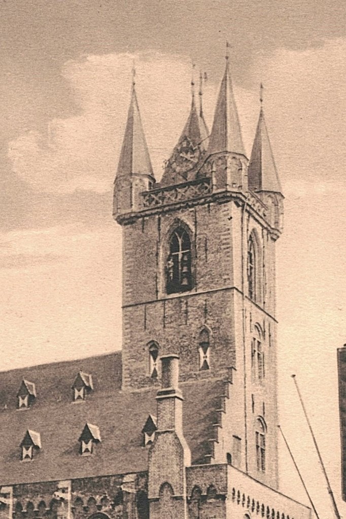 700405 Sluis Stadhuis Zeeland Nette oude kaart onbeschreven, Ophalen of Verzenden, Voor 1920, Ongelopen, Zeeland