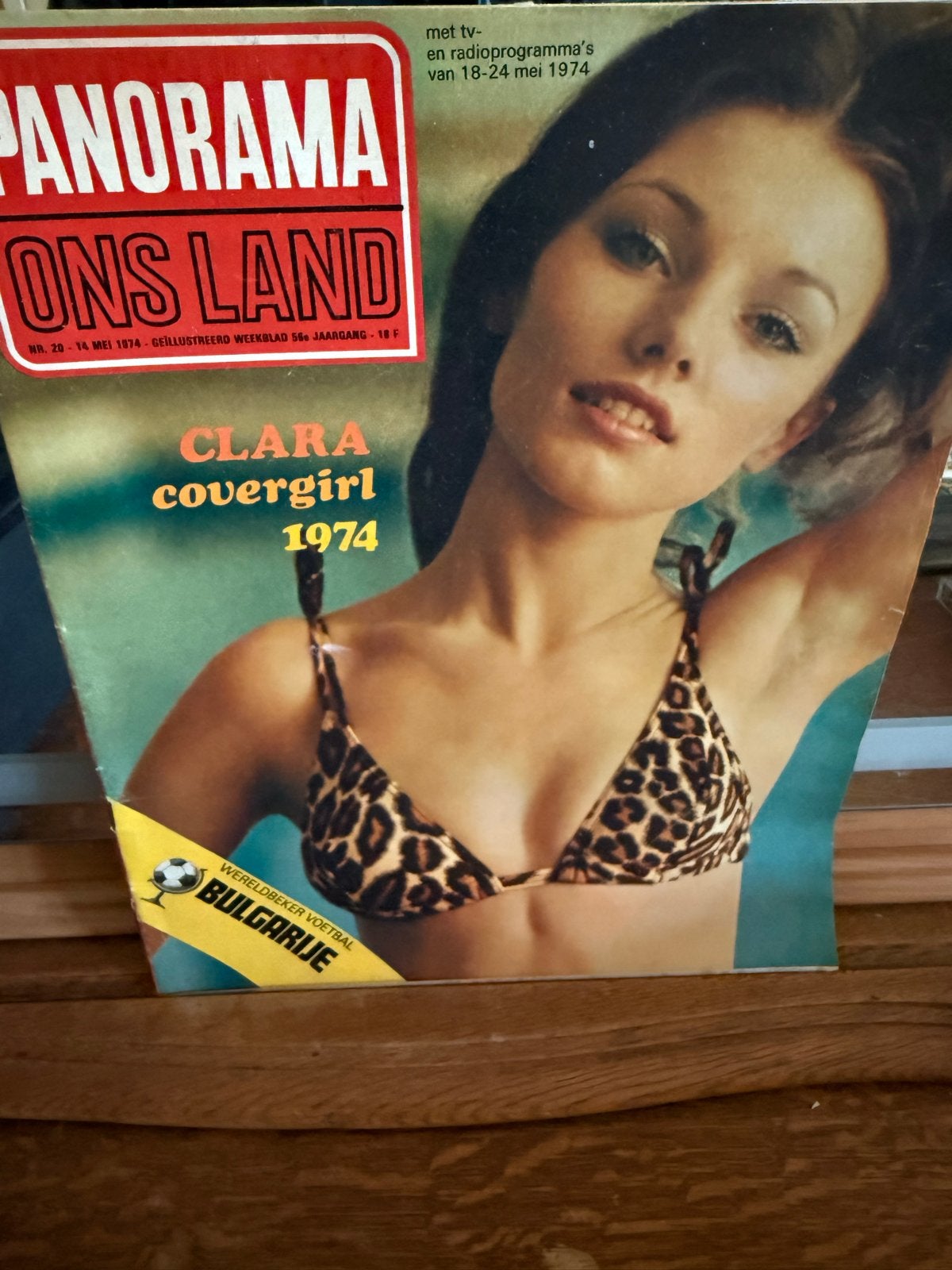 Panorama Ons Land - Clara covergirl 1974, Ophalen of Verzenden, Zo goed als nieuw, Overige typen
