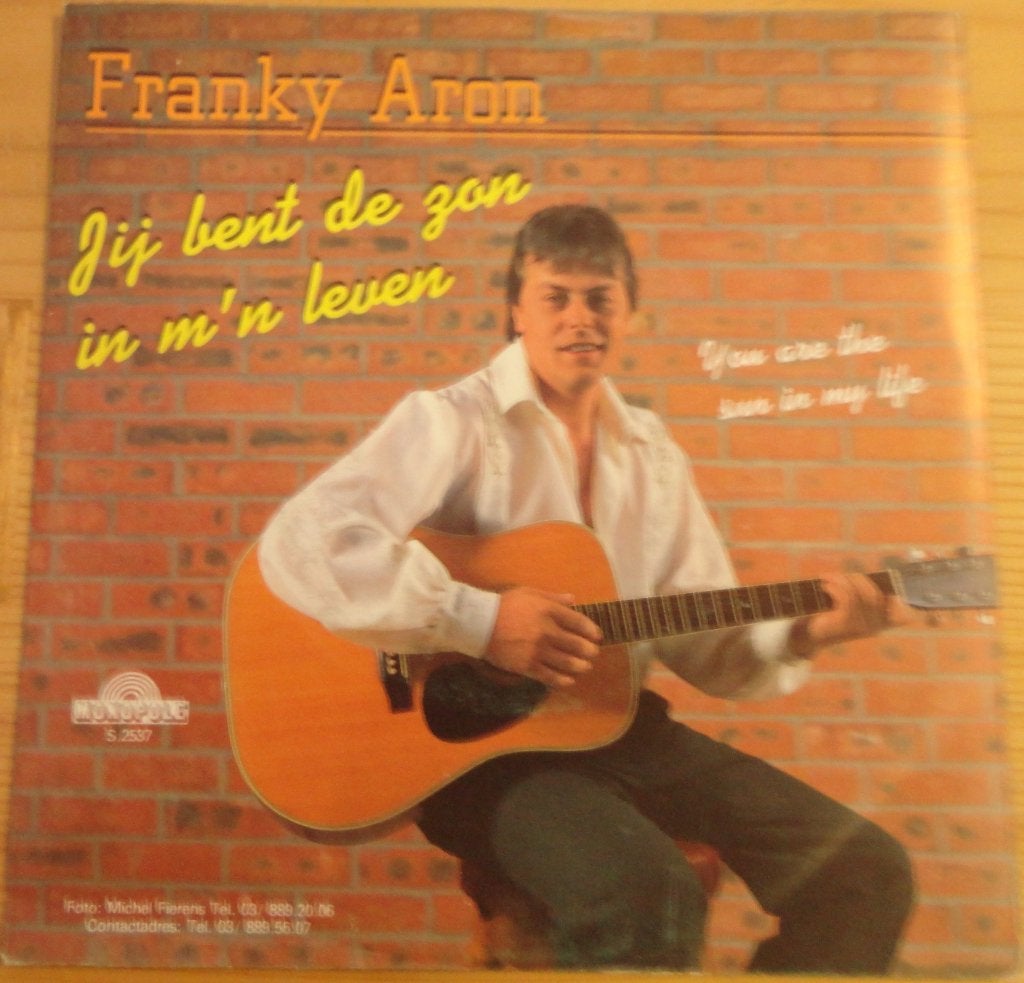 Franky Aron > Jij bent de zon in mijn leven, Ophalen of Verzenden, Gebruikt, 7 inch, Nederlandstalig