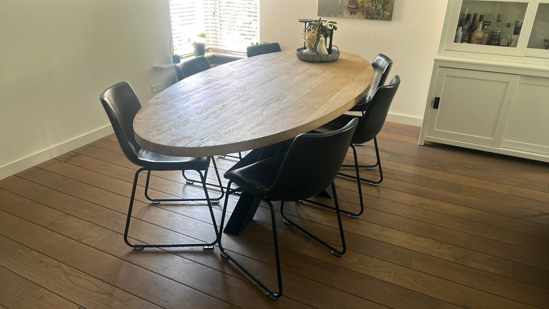 Eetkamer stoelen 6 ( zonder tafel ), Ophalen, Zo goed als nieuw, Rechthoekig, 50 tot 100 cm
