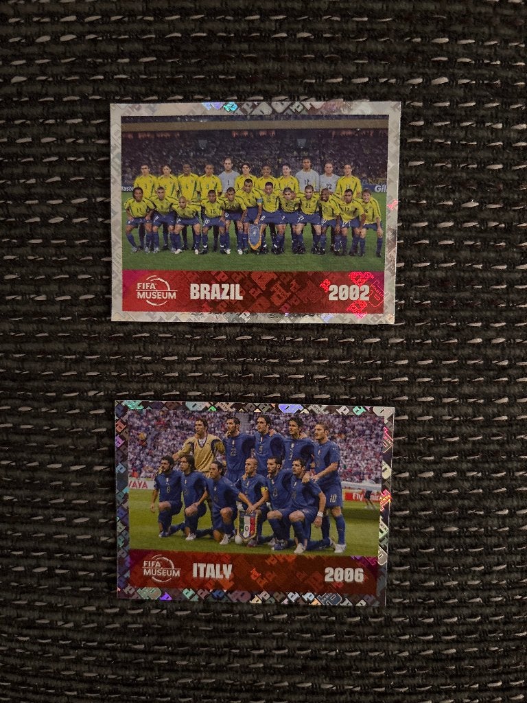 Wk sticker Brazilië en Italië!, Ophalen of Verzenden, Zo goed als nieuw