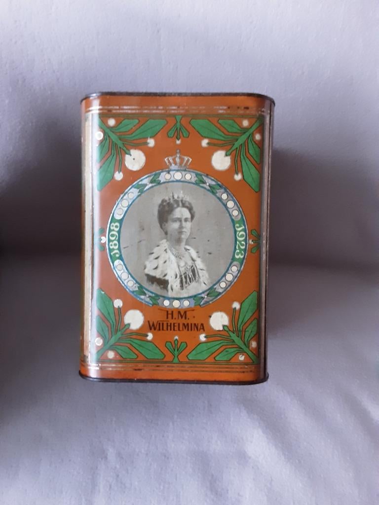 GRONINGEN , E VAN KOLLEM. 5 Kg Blik. 1923., Ophalen of Verzenden, Gebruikt, Overige
