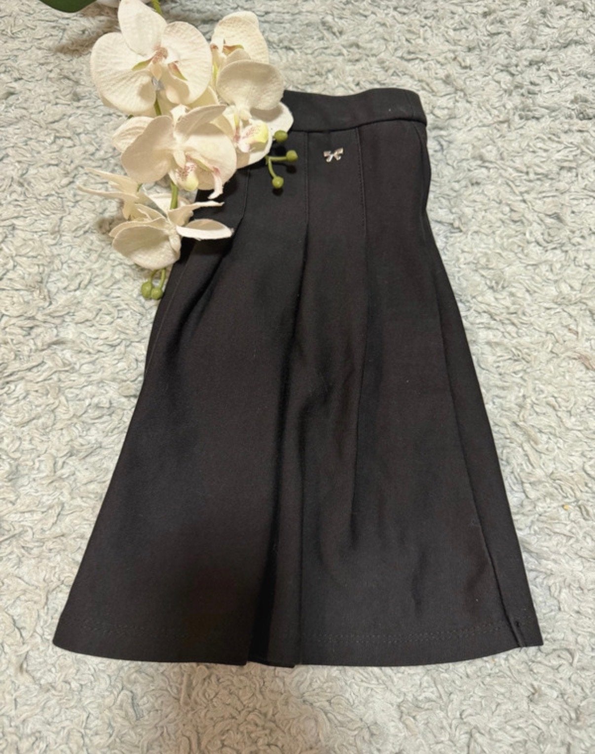 Mooie zwarte geplooide rok van de Zara, maat 14”, Kinderen en Baby's, Kinderkleding | Maat 140, Ophalen of Verzenden, Gebruikt
