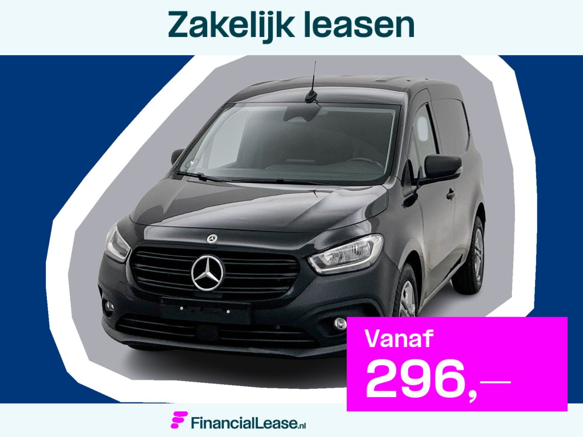Mercedes-Benz Citan 110 CDI Pro MBUX + Carplay Cruise contro, Voorwielaandrijving, Gebruikt, Zwart, 4 cilinders