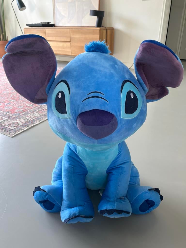 Grote Disney Stitch Knuffel - Zo goed als nieuw, Overige typen, Blauw, Ophalen of Verzenden, Zo goed als nieuw