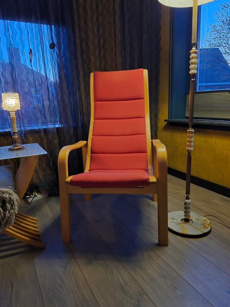 Vintage Fauteuil Swedese, Ophalen, Gebruikt, 50 tot 75 cm