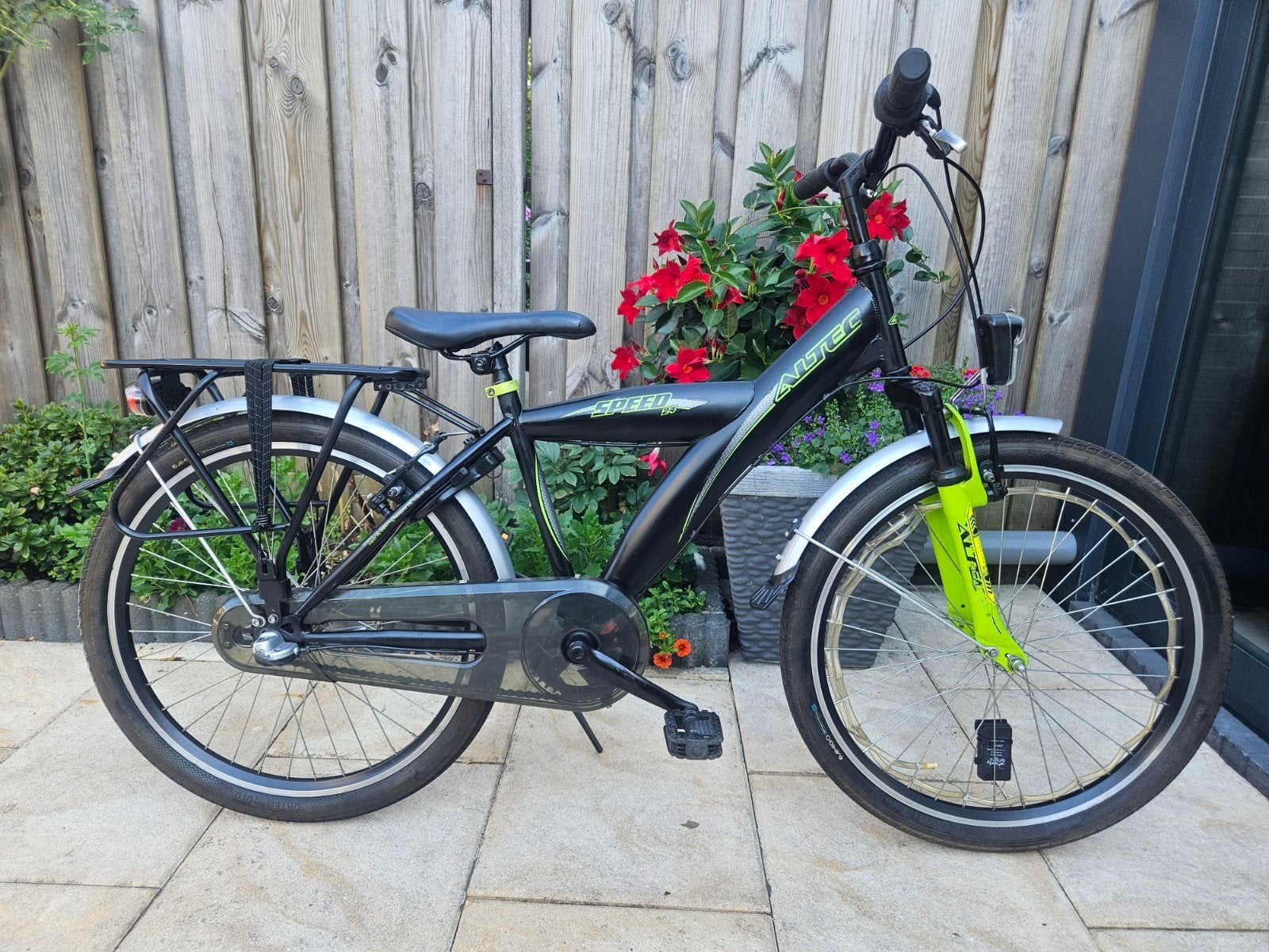 nette jongensfiets 24 inch 3 versnellingen Altec Speed, Ophalen, Gebruikt, 24 inch, Versnellingen