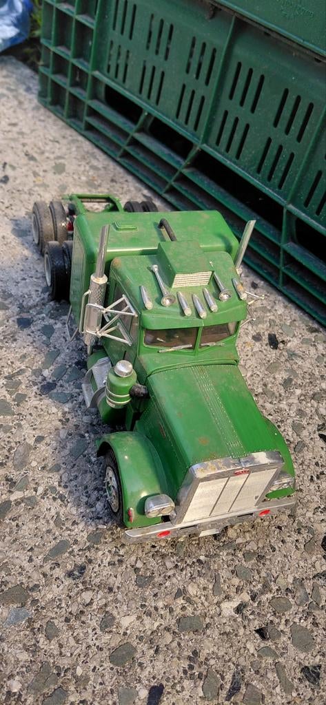 Groene Kenworth Truck Modelbouw Kit - Gebruikt, Overige merken, Gebruikt, 1:32 tot 1:50, Ophalen of Verzenden