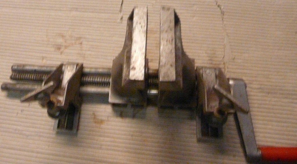 bankschroef bankschroef Zylis tafelbankschroef werkbank, Ophalen, Zo goed als nieuw, Minder dan 70 cm, Bankschroef
