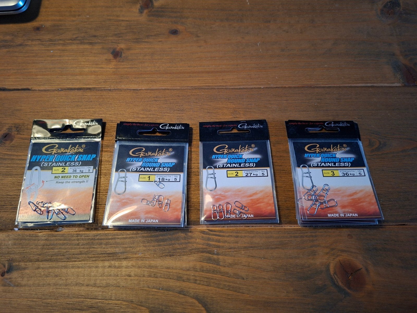 Gamakatsu Hyper Quick Snap & Hyper Quick Round Snap (14st.), Overige typen, Gamakatsu, Nieuw, Ophalen of Verzenden