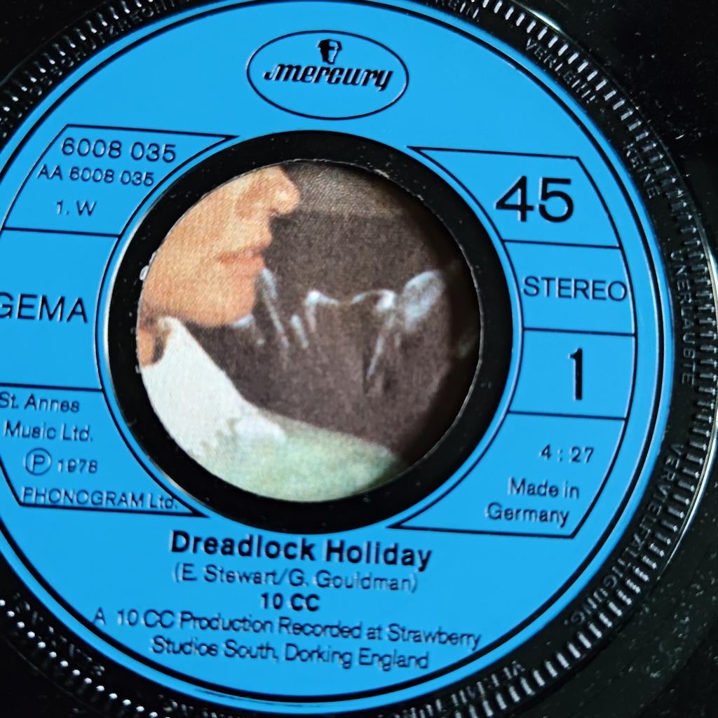 10 CC - Dreadlock Holiday (Single, 1978), Ophalen of Verzenden, Gebruikt, Pop