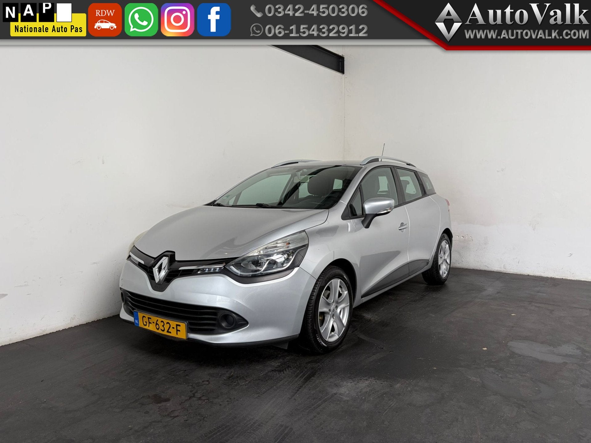 Renault Clio Estate 0.9 TCe Dynamique (bj 2014), Auto's, Voorwielaandrijving, Handgeschakeld, Start-stop-systeem, 90 pk