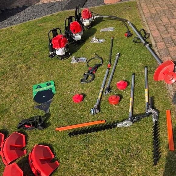 Nieuwe Bosmaaiers rug gedragen   4 takt  (2 nieuwe +) KOOPJE, Tuin en Terras, Bosmaaiers, Ophalen, Nieuw, Benzine
