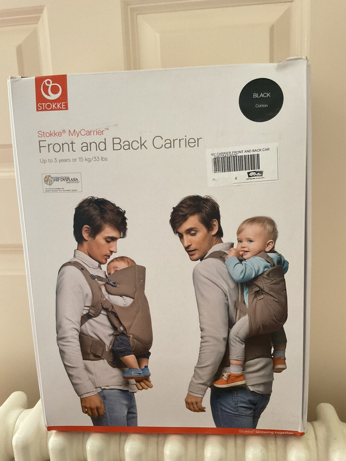 Front and back carrier draagzak, Buik of Rug, Zo goed als nieuw, Draagzak, Ophalen