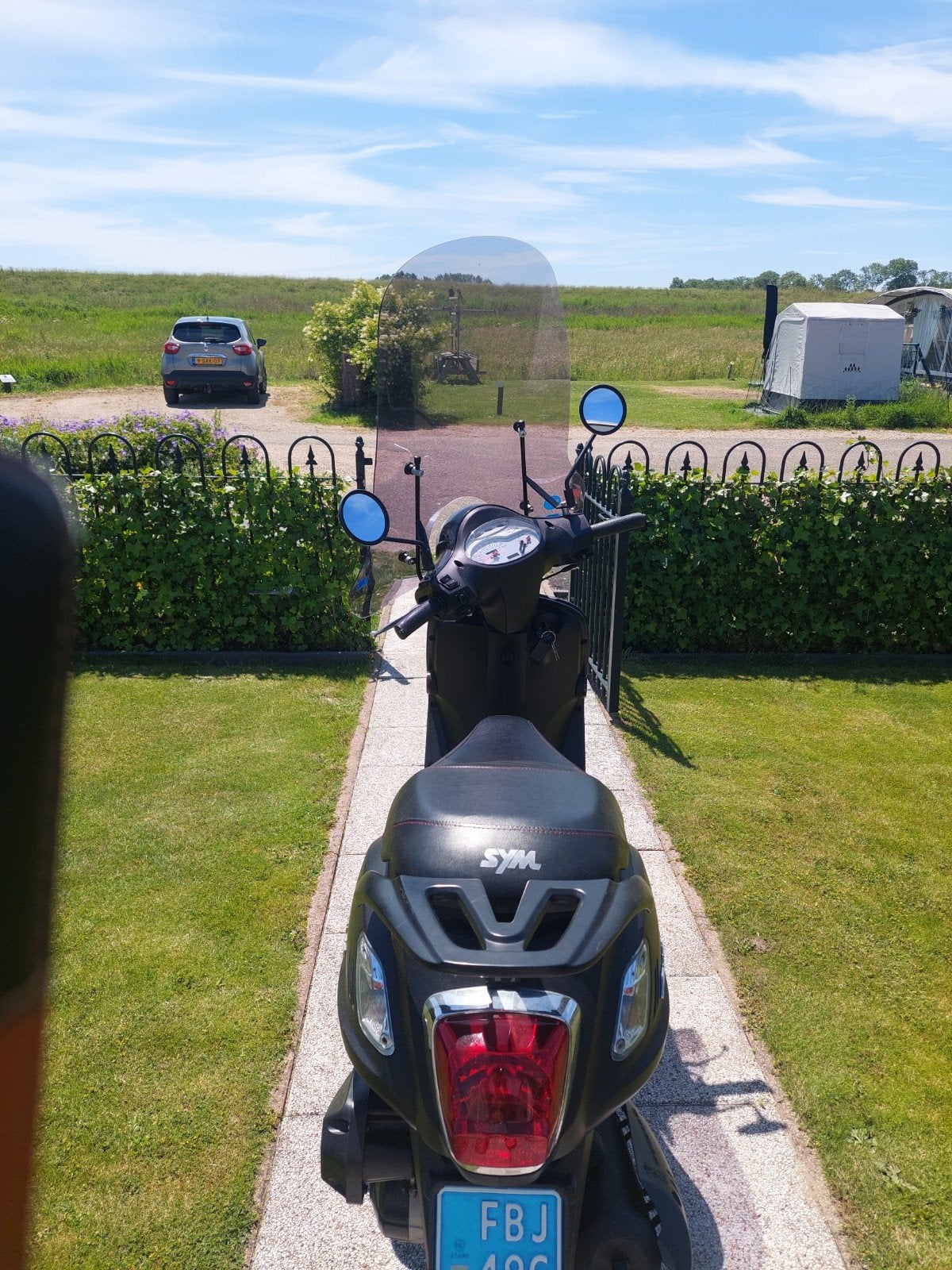 Sym Fiddle II 50cc scooter - Zo goed als nieuw, Ophalen, Maximaal 45 km/u, Zo goed als nieuw, Benzine