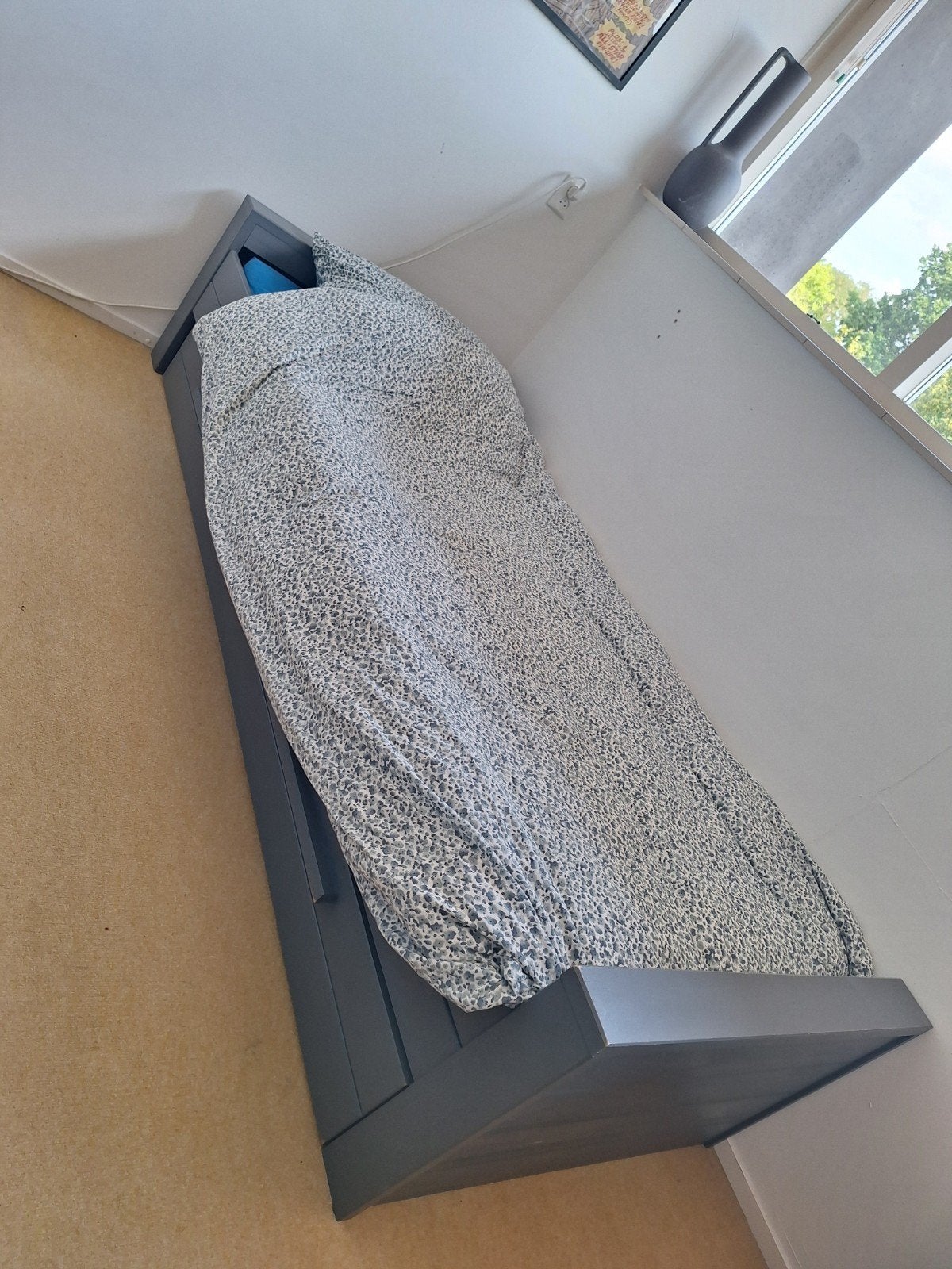 1 persoons bed Dennis van het merk Woood, Ophalen, Gebruikt, 90 cm, Eenpersoons