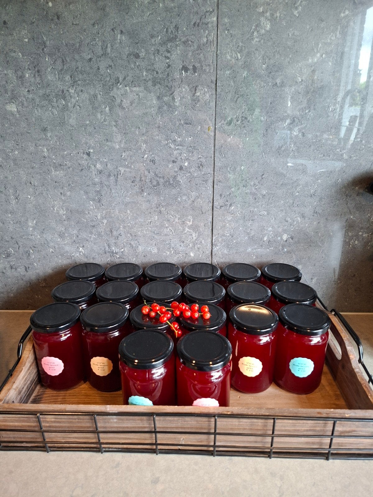 Rode bessen gelei - biologisch fruit - jam, Diversen, Ophalen of Verzenden