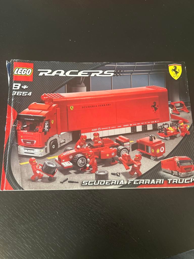 Lego Racers 8654 Scuderia Ferrari Truck, Overige merken, Auto, Groter dan 1:32, Ophalen of Verzenden