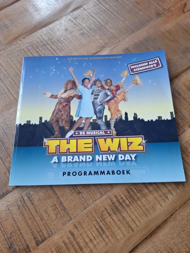Origineel programmaboek van de musical 'The Wiz, Ophalen of Verzenden, Zo goed als nieuw, Boek, Tijdschrift of Artikel