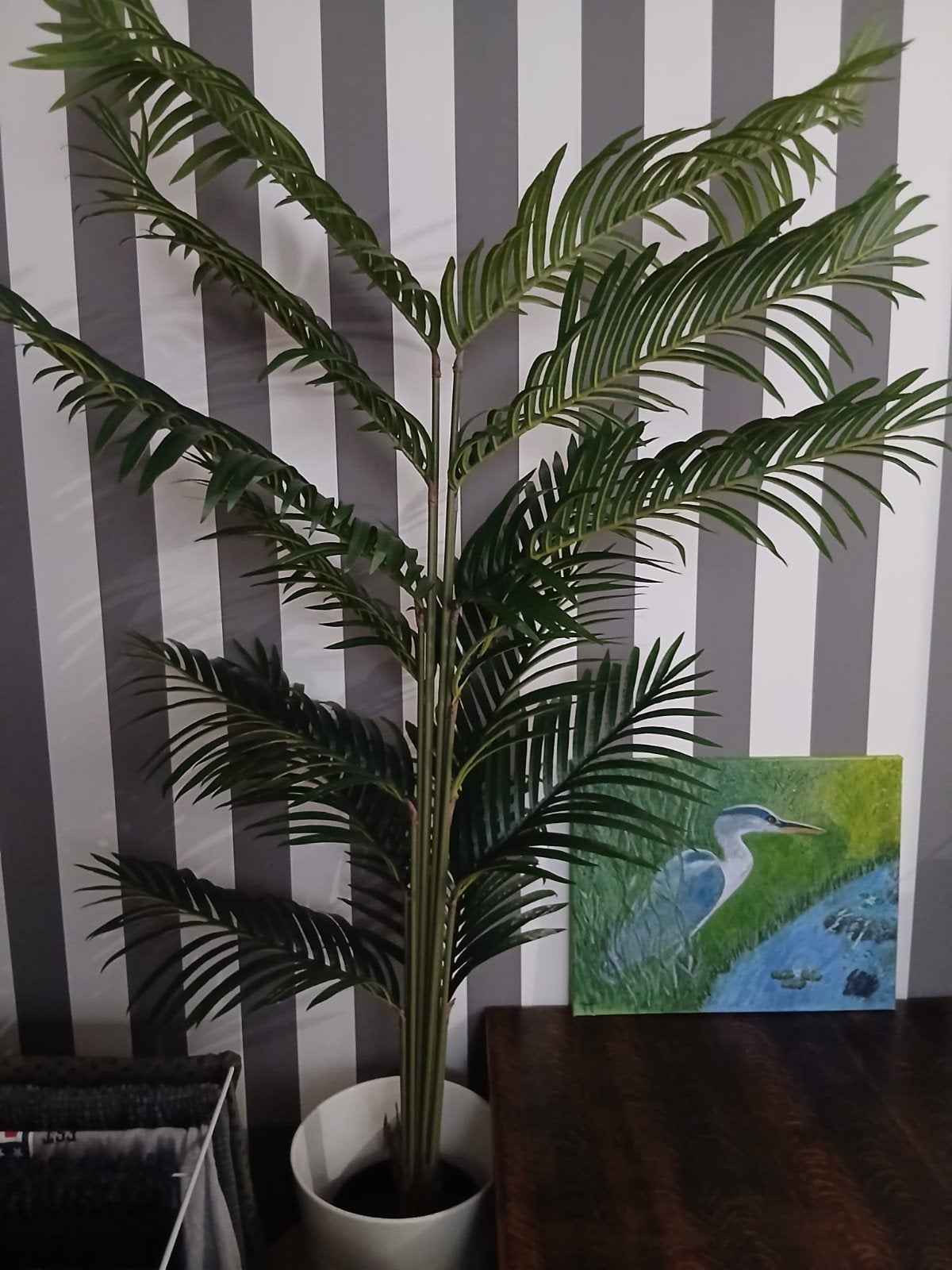 Grote kunstpalm - perfect voor binnen, Ophalen, Binnen, Groen, Met pot of vaas