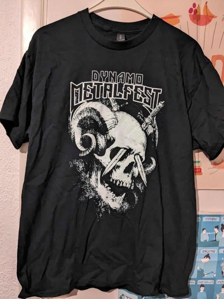 T-SHIRT - L
Het exclusieve Dynamo Metalfest pre-order tshirt, Ophalen of Verzenden, Nieuw, Zwart