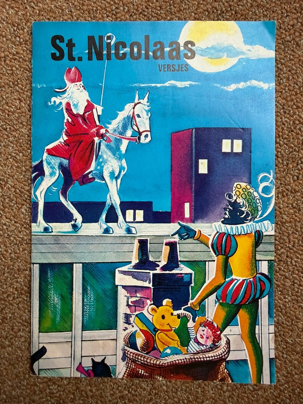 St. Nicolaas versjes vintage Sinterklaas Sint boekje, Ophalen of Verzenden