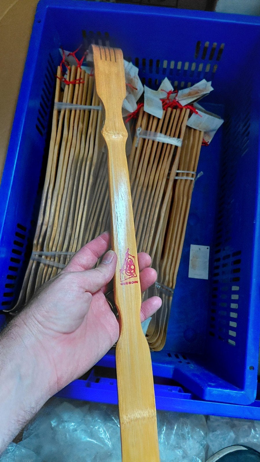 Partij 70 stuks houten ruggenkrabbers - masage, Ophalen of Verzenden, Onbekend, Onbekend, Onbekend