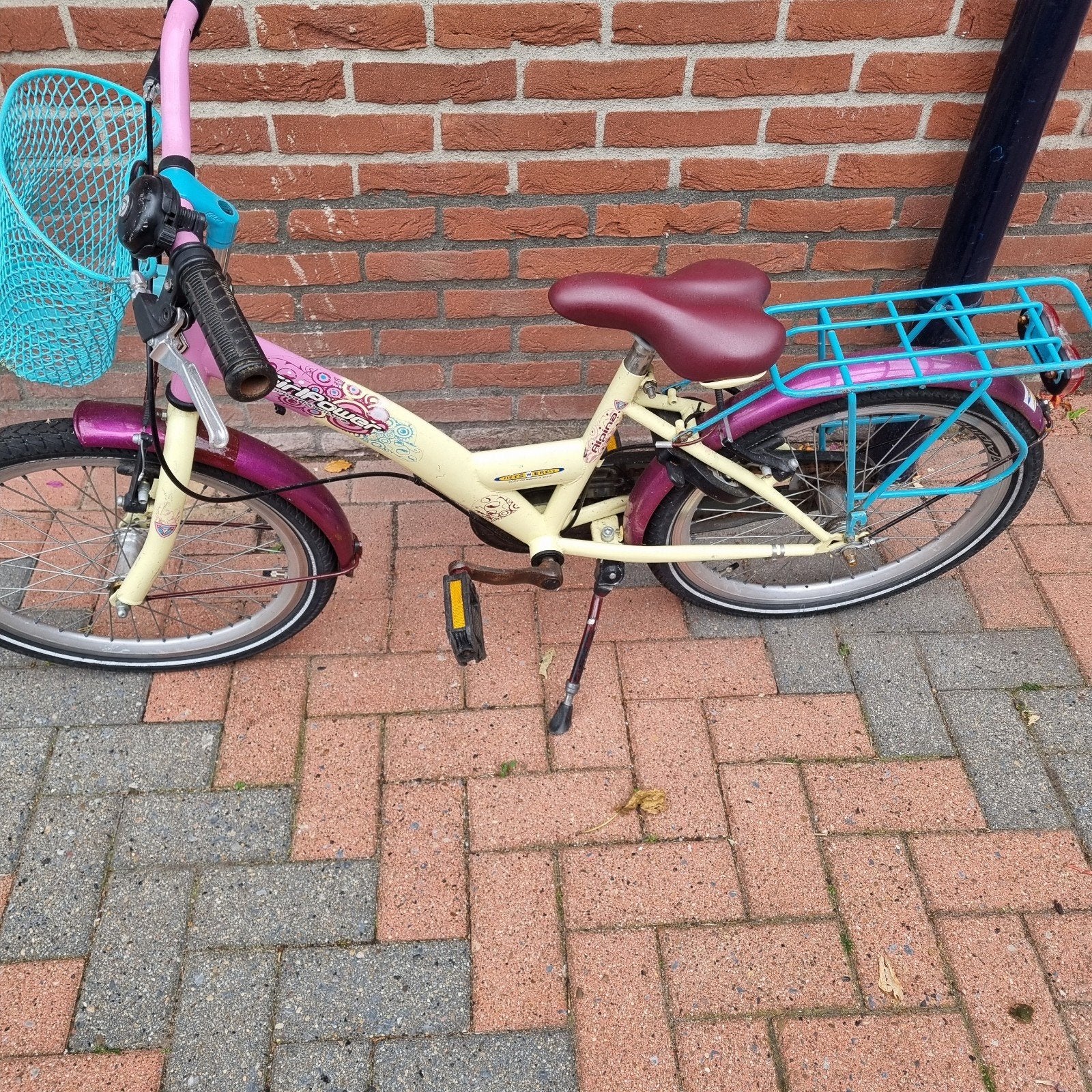 Goed kinderfietsje, zie foto voor maat en details, Ophalen, Gebruikt, Velgrem, 16 tot 20 inch