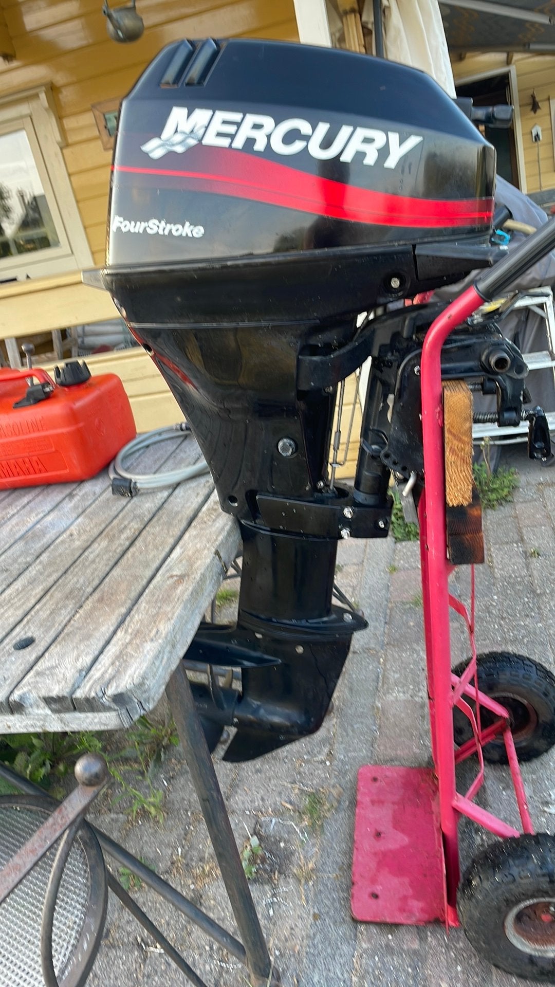 Mooie Mercury 15 pk 4 takt met tank en ab., Ophalen, Zo goed als nieuw, Benzine, 10 tot 30 pk