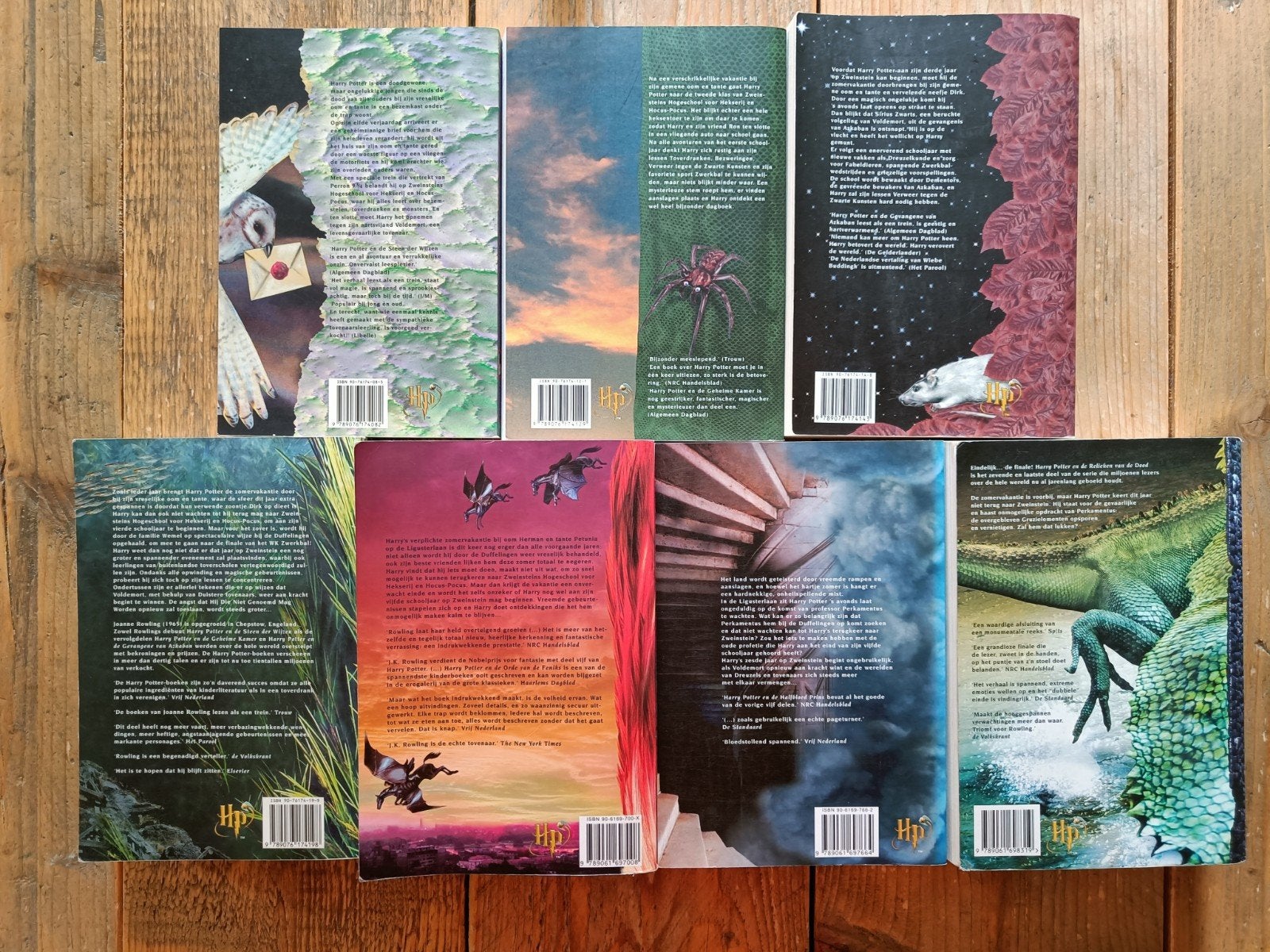 7 losse Harry Potter boeken., Ophalen of Verzenden, Gelezen