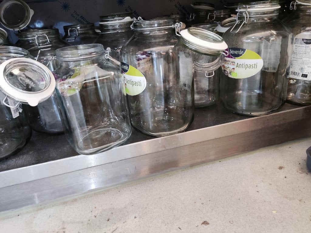 Weckpot glas voorraadpot groot 3L + 5L, Huis en Inrichting, Ophalen, Voorraadpot, Overige merken, Glas