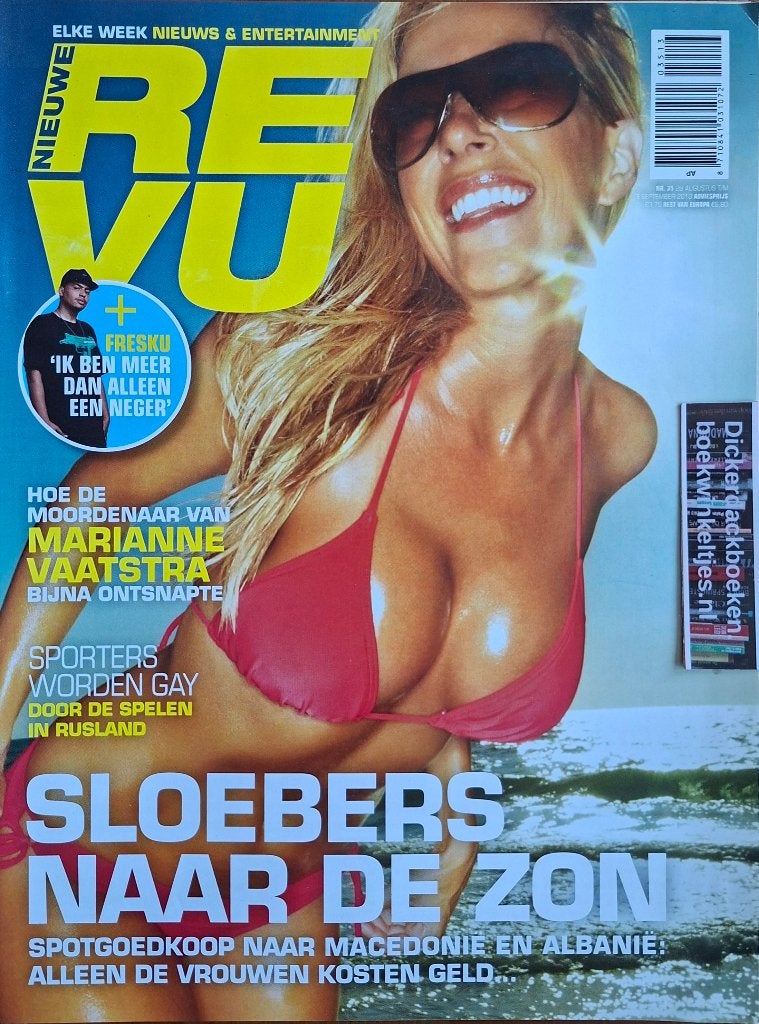 Nieuwe Revu nr 35, 2013; Rapper Fresku, Avenged Sevenfold, Ophalen of Verzenden, Zo goed als nieuw, Boek, Tijdschrift of Artikel