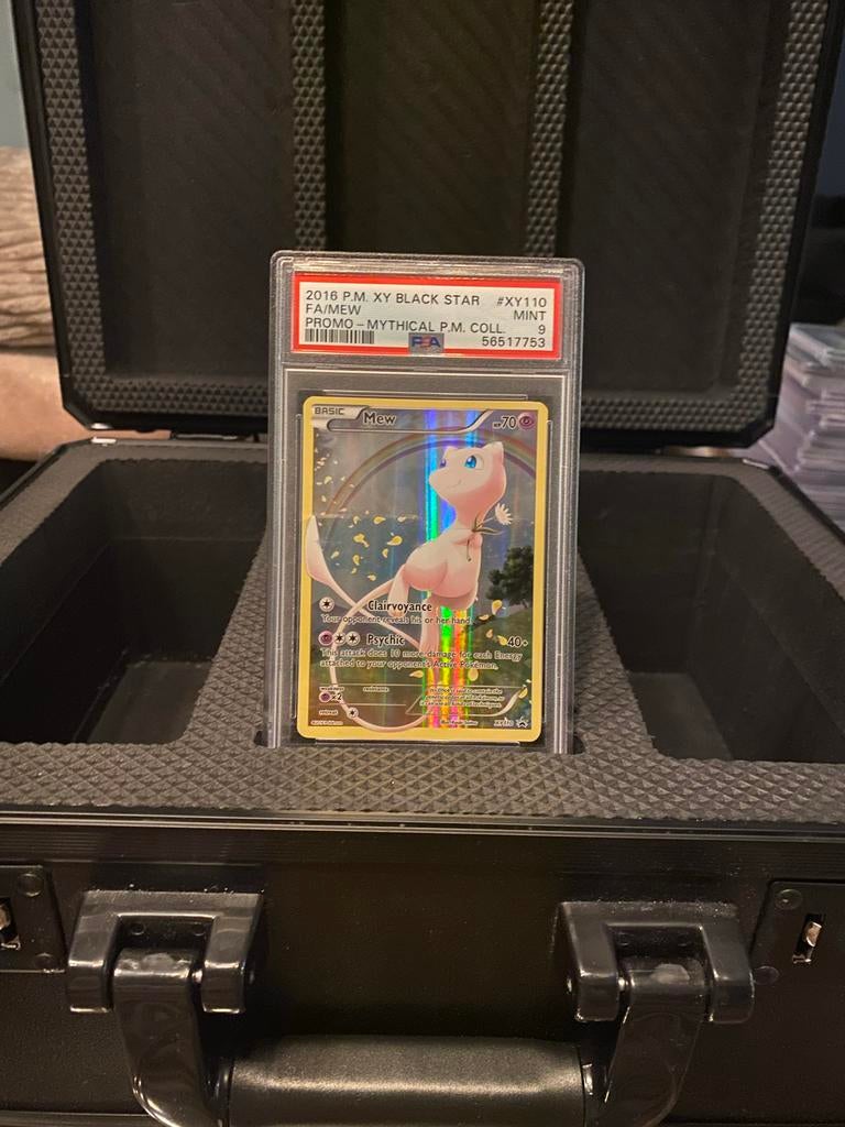 Mew XYPR110 PSA 9 2016 Mythical Collection Black Star Promo, Ophalen of Verzenden, Zo goed als nieuw, Losse kaart