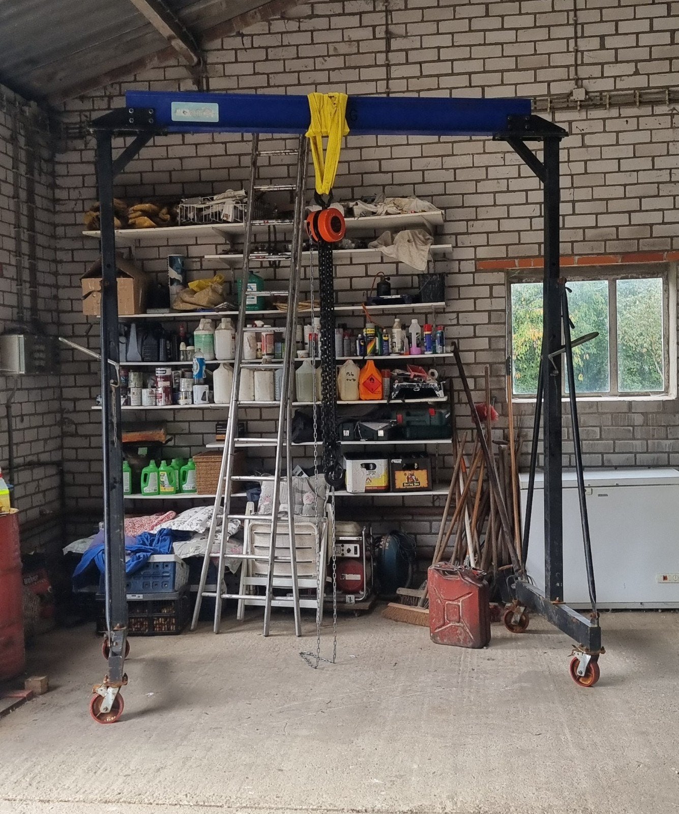 Portaalkraan 2 ton, eventueel met 2 loopkatten en nieuwe 3 t, Ophalen of Verzenden