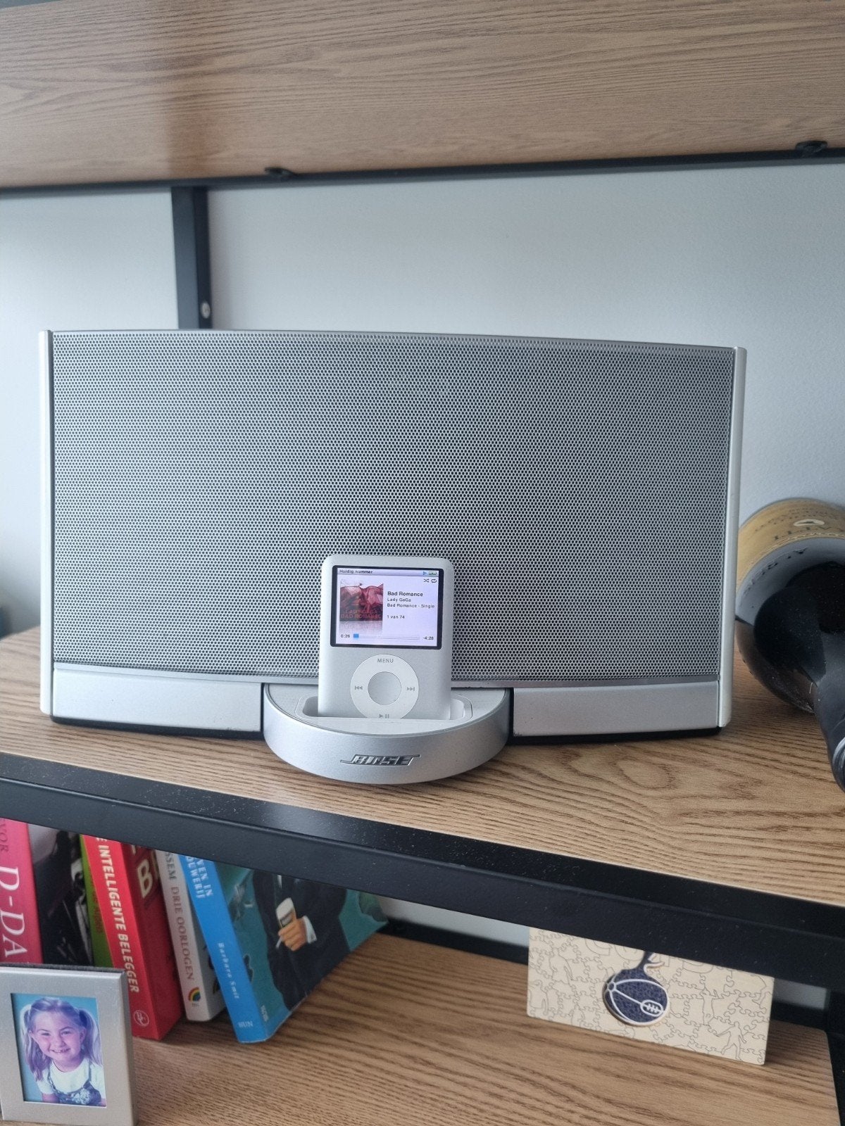 Klassieke Bose SoundDock Portable + Apple iPod na, Ophalen of Verzenden, Gebruikt, Speaker, Nano