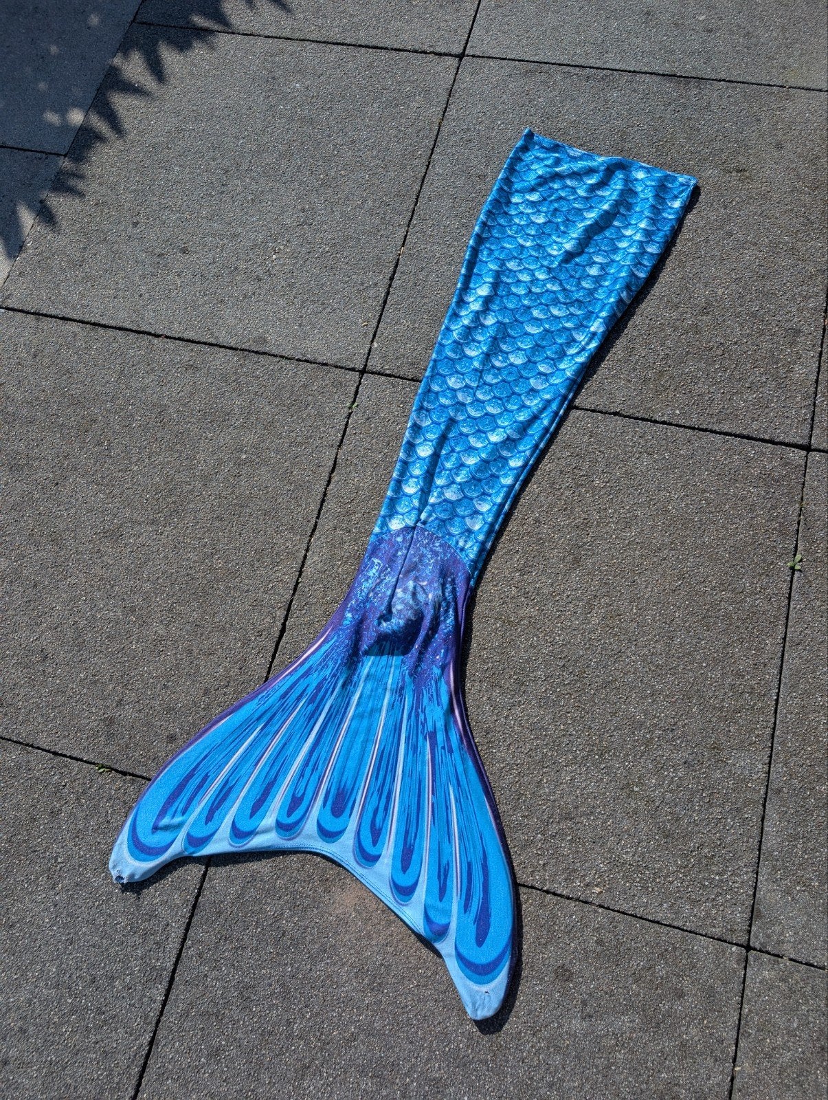 Fin fun monofin junior blauw (zeemeerminnen staart), Ophalen of Verzenden, One size, Jongen of Meisje, Zwem-accessoire