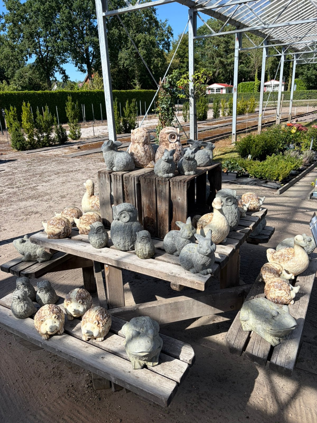 Mix partij tuinbeeldjes, Ophalen, Nieuw, Steen