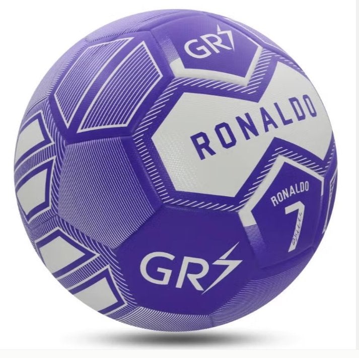 Professionele voetbal Ronaldo blauw - Maat 5, Maat XS of kleiner, Ophalen of Verzenden, Nieuw, Bal