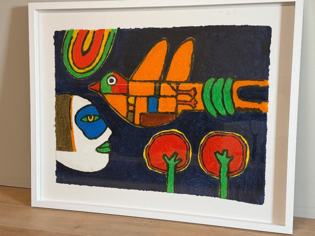 Kunstwerk Corneille: Vamp Lunaire er Oiseau de Nuit, Ophalen