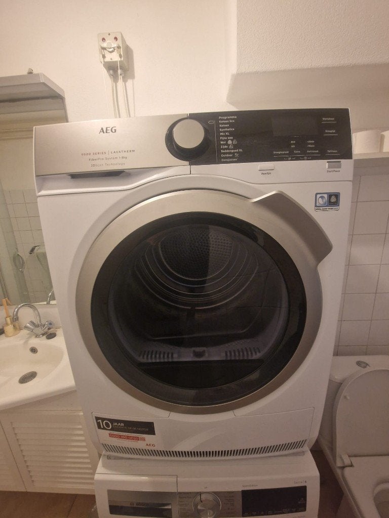 Mooie AEG wasdroger 4 jaar oud, Witgoed en Apparatuur, Wasdrogers, Ophalen, 6 tot 8 kg, Gebruikt, Voorlader